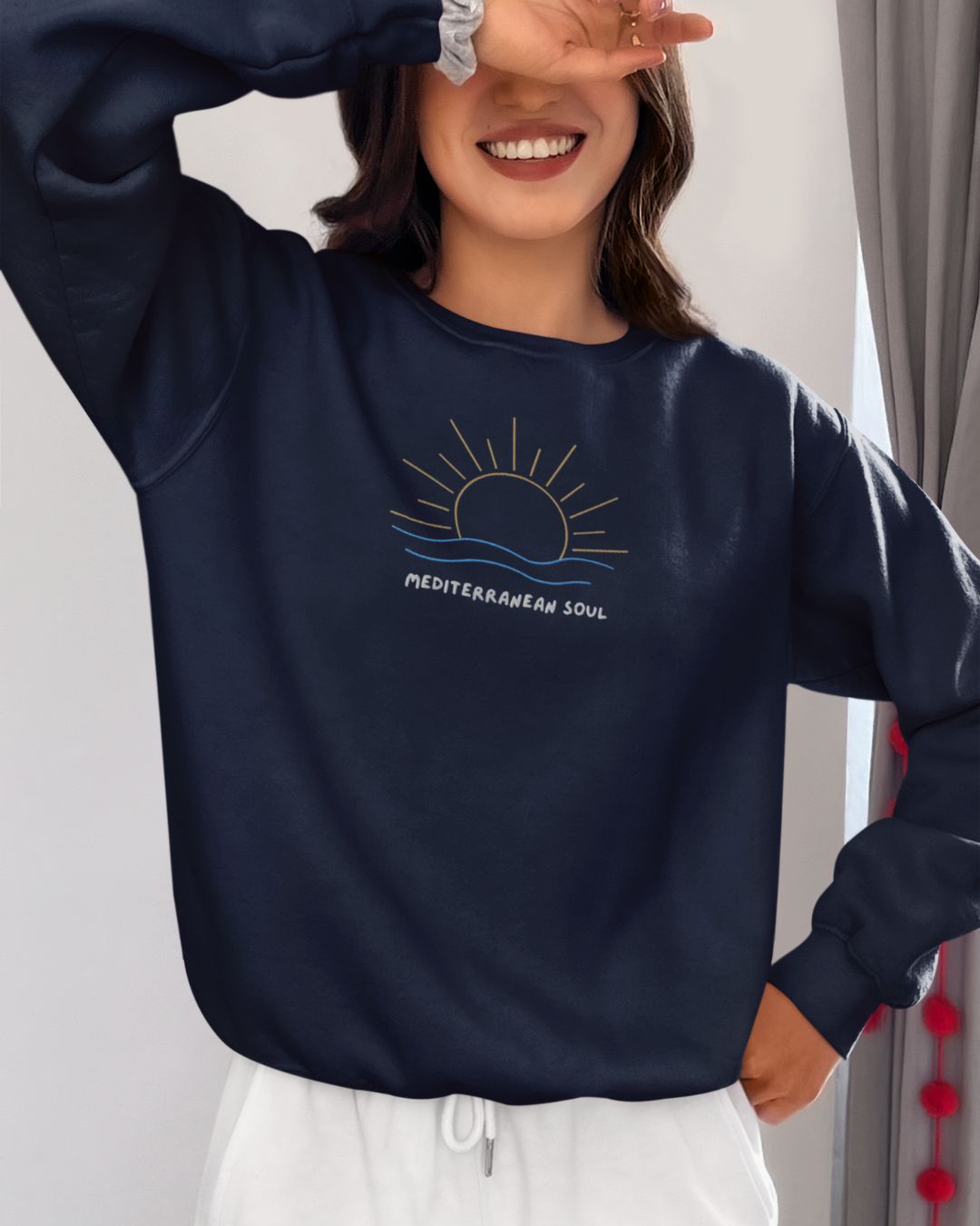 Mediterranean Soul | Unisex Sweatshirt | Embroidered