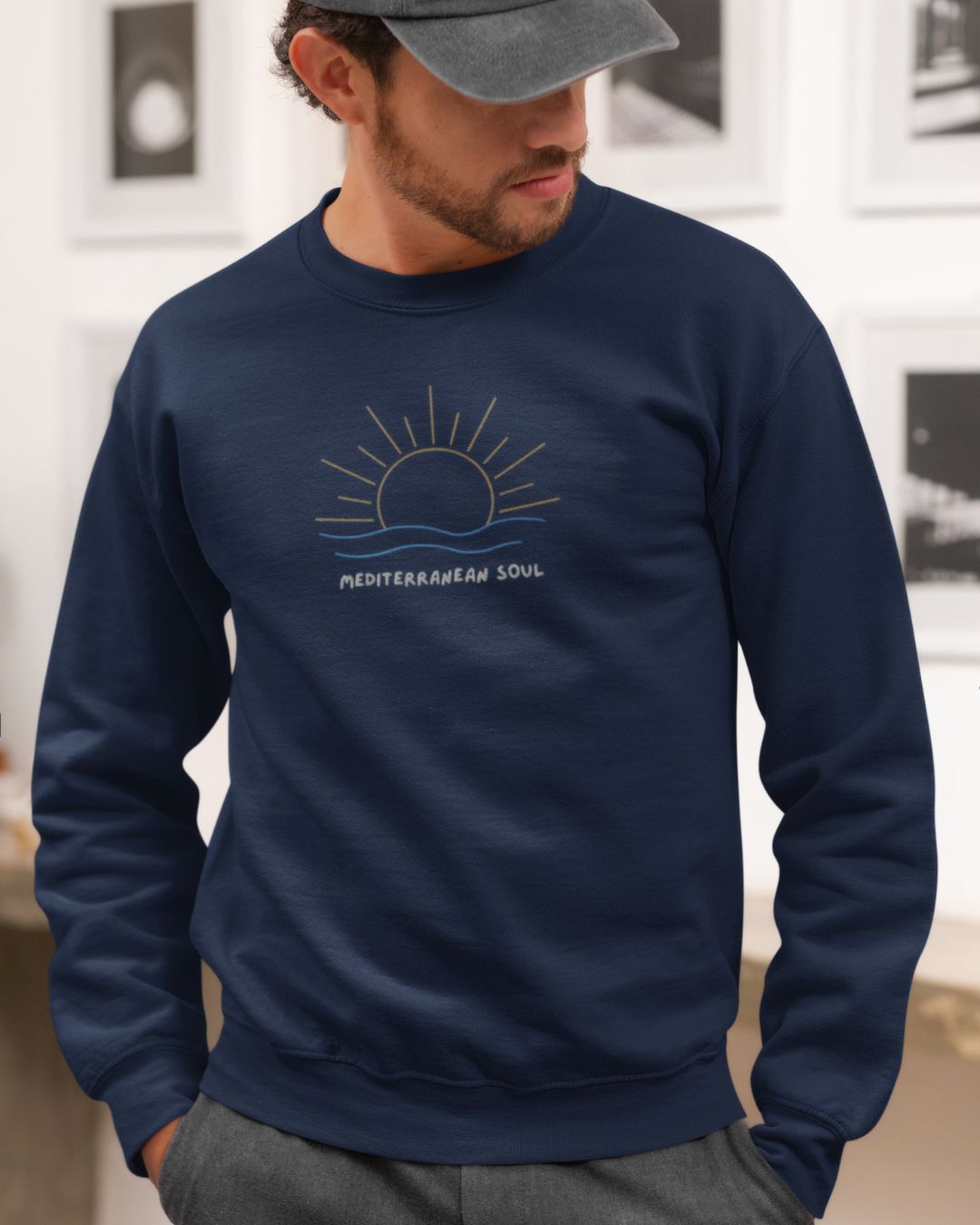 Mediterranean Soul | Unisex Sweatshirt | Embroidered