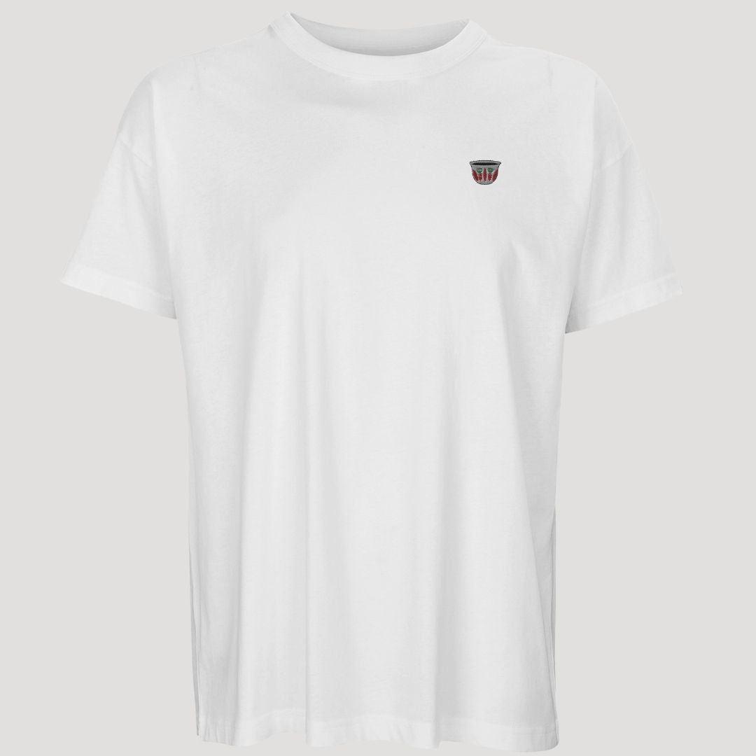 Lebanese Coffee Cup | Boxy Unisex T-shirt | Embroidered