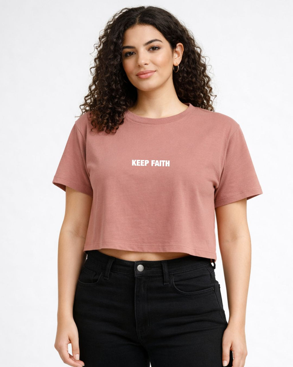 Keep Faith | Cropped T-Shirt | Printed