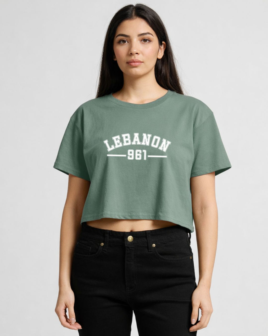 Lebanon 961 | Cropped T-Shirt | Printed