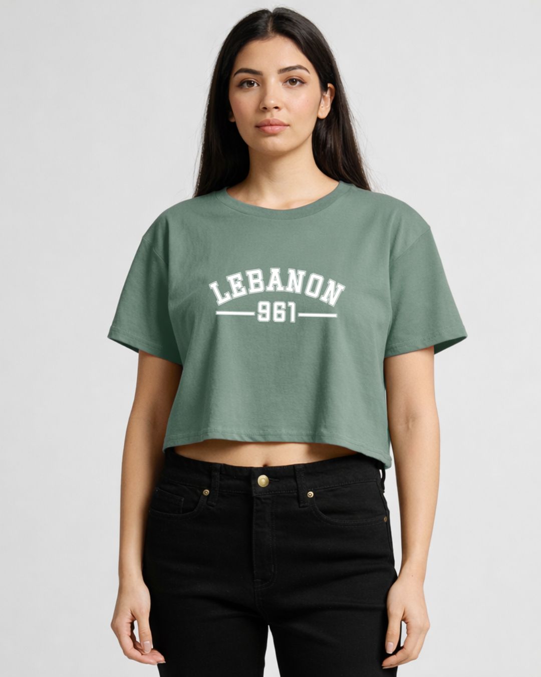 Lebanon 961 | Cropped T-Shirt | Printed