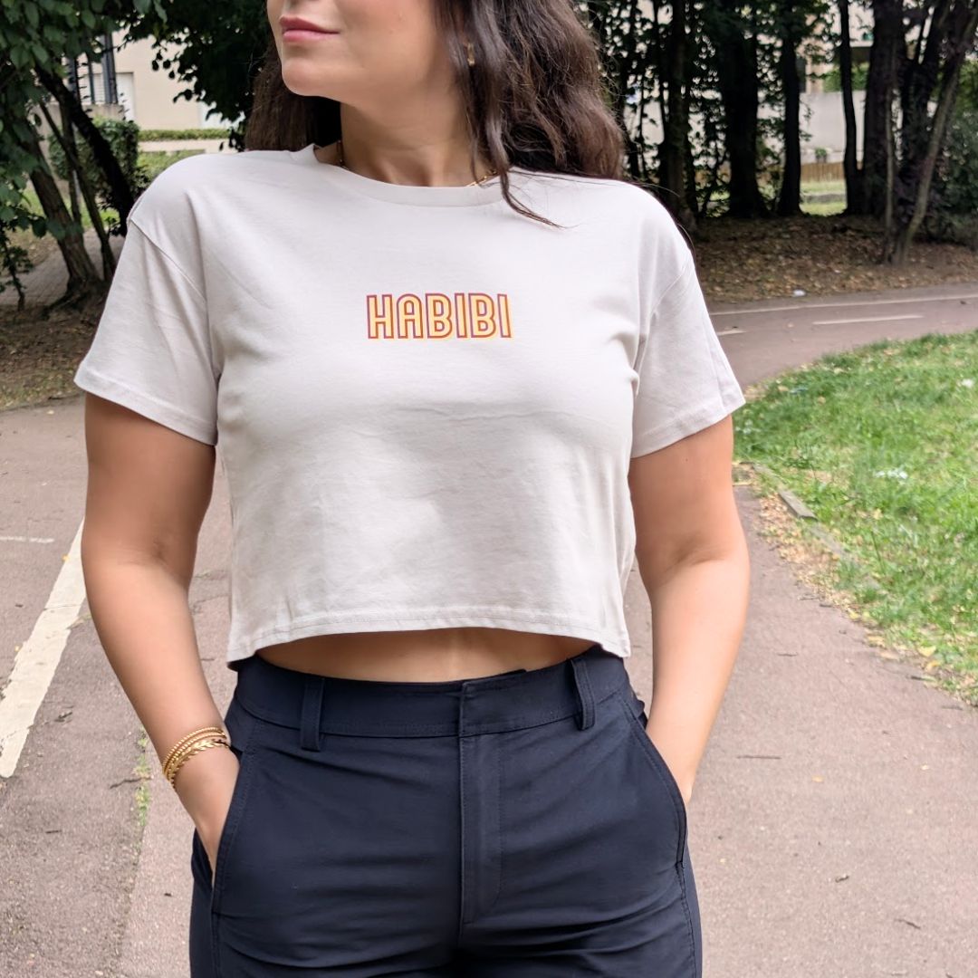 Habibi | Cropped T-shirt | Printed
