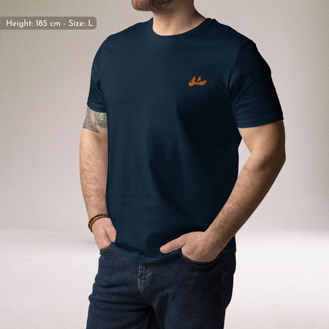 Ishk | Regular Unisex T-shirt | Embroidered