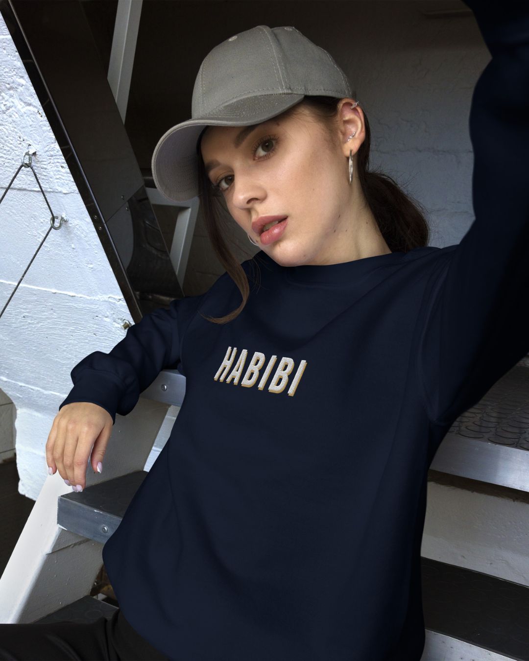 Habibi | Unisex Sweatshirt | Embroidered