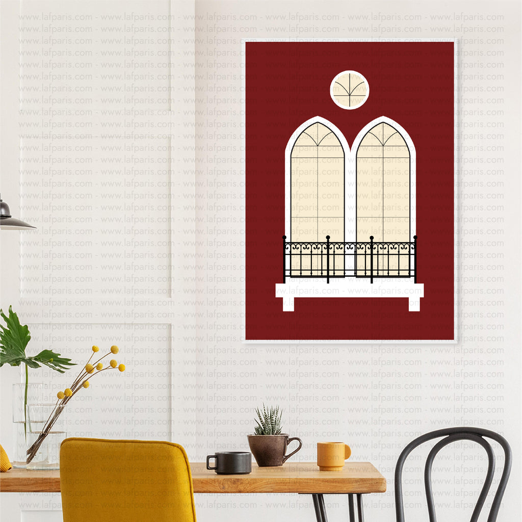 Lebanese Balcony Poster