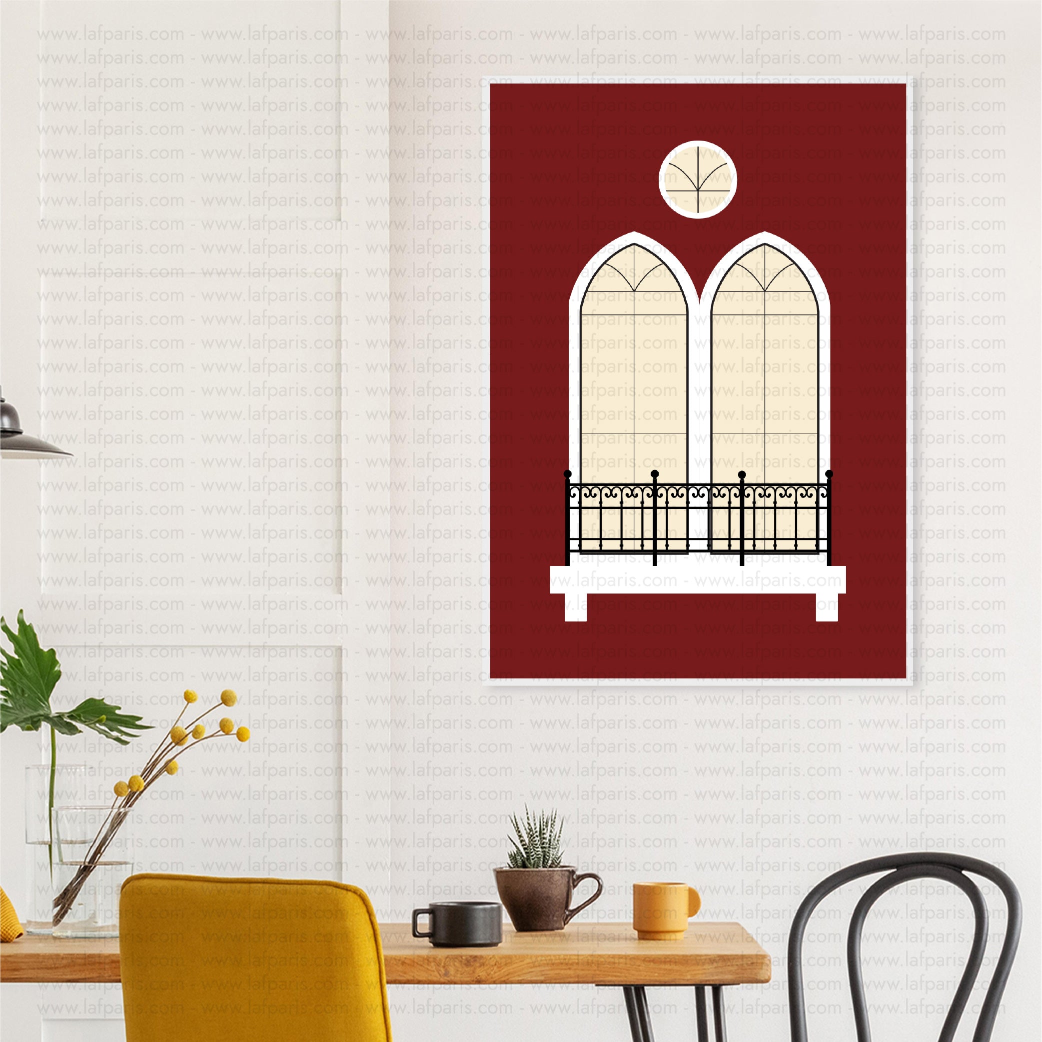 Lebanese Balcony Poster