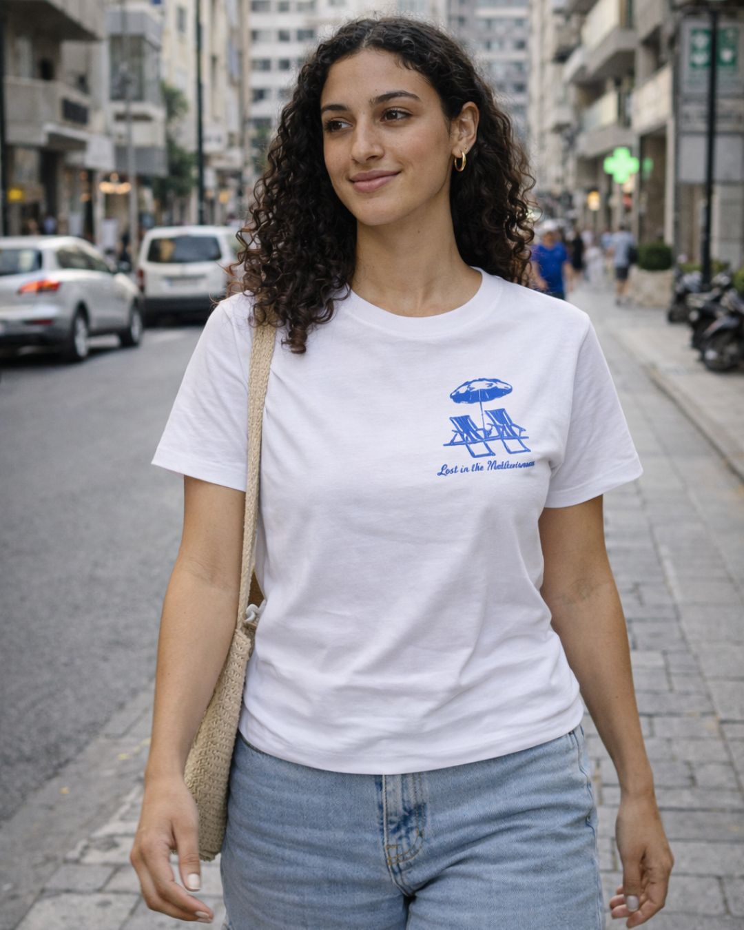 Lost in the Mediterranean | Regular Women T-Shirt | Printed
