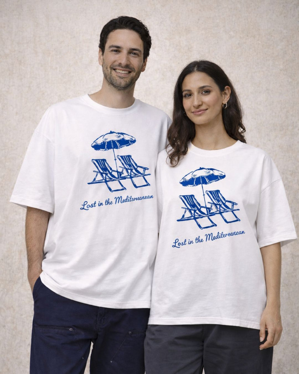 Lost in the Mediterranean | Oversized Unisex T-Shirt | Printed