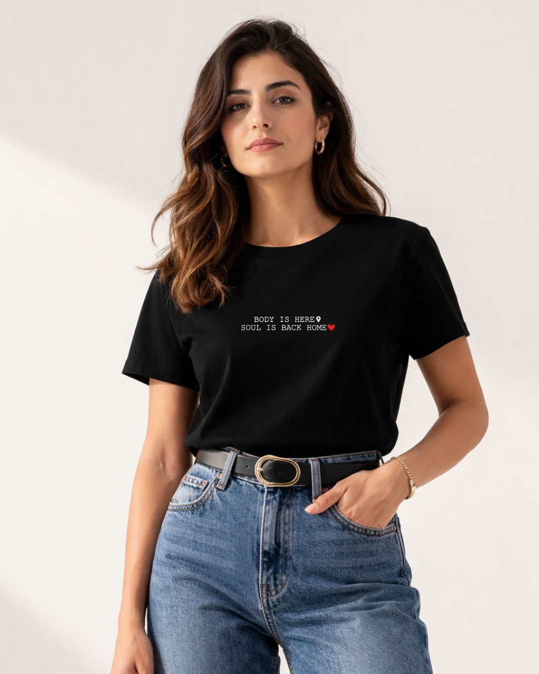 Soul is back home | Regular Women T-Shirt | Printed