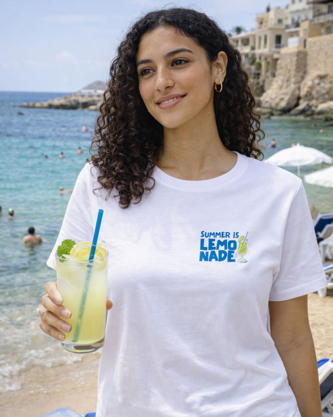 Summer is Lemonade | Regular Women T-Shirt | Printed