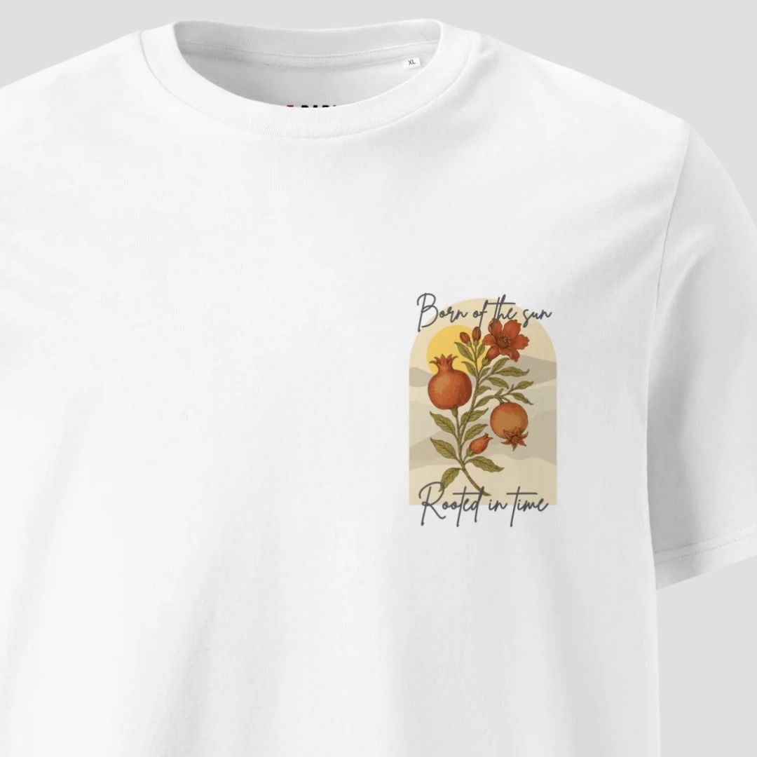 Rooted in Time - Pomegranate | Regular Unisex T-Shirt | Printed