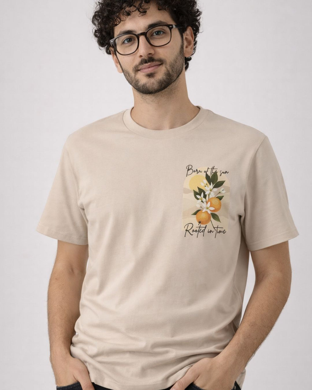 Rooted in Time - Orange | Regular Unisex T-Shirt | Printed