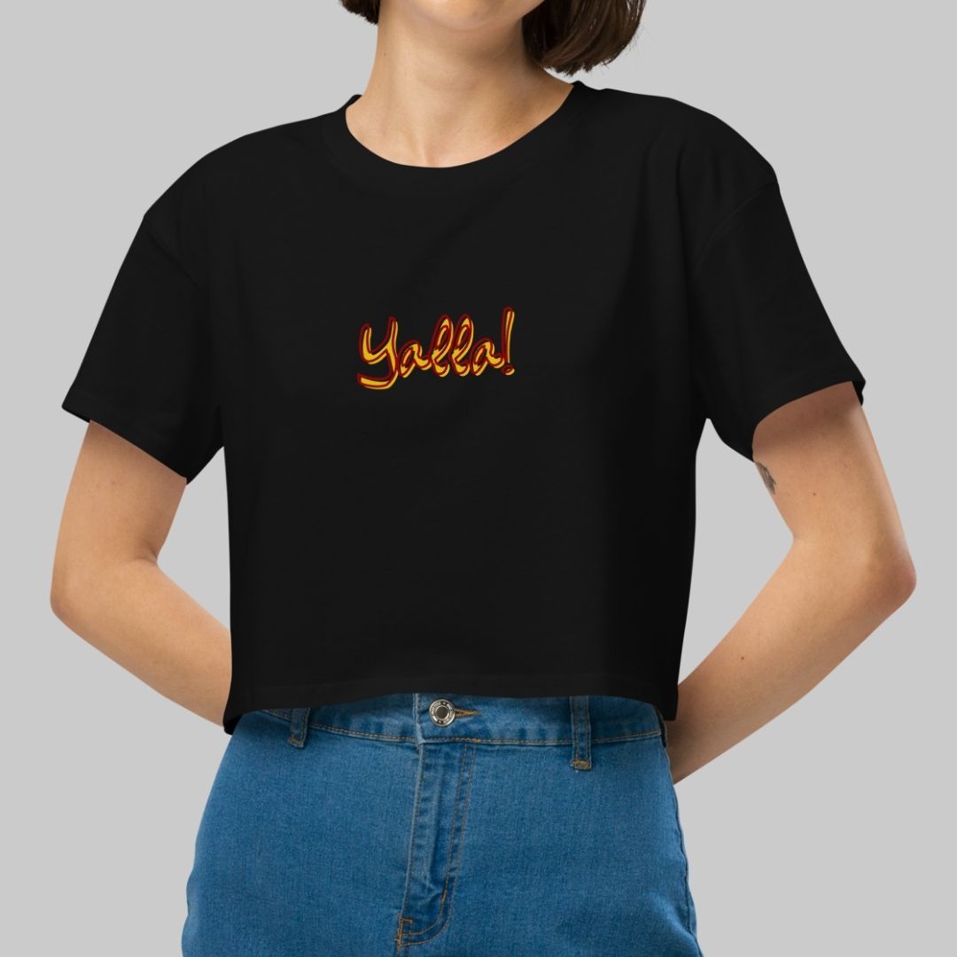 Yalla! | Cropped T-shirt | Printed