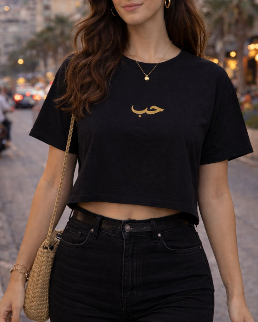 Hob | Cropped T-shirt | Embroidered